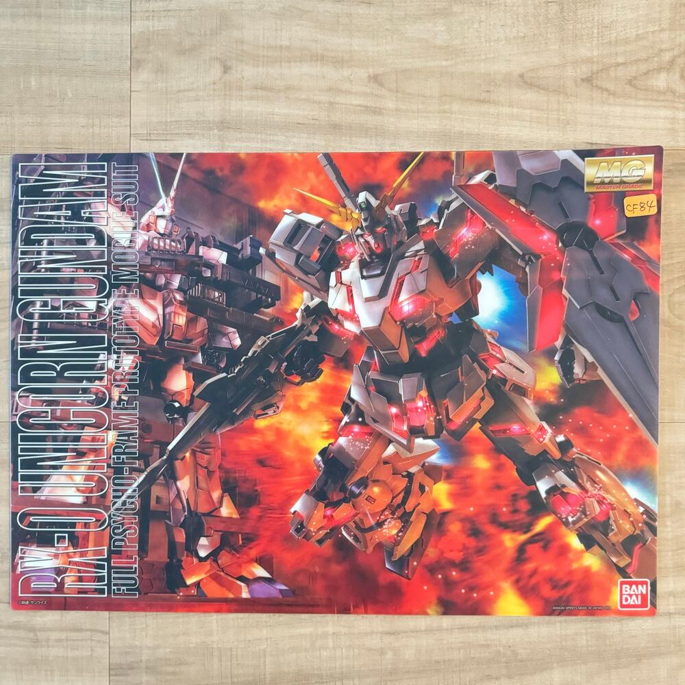 Anime Mobile‎ Suit Gundam Ichiban Kuji Prize Visual Art Sheet Clear File Poster